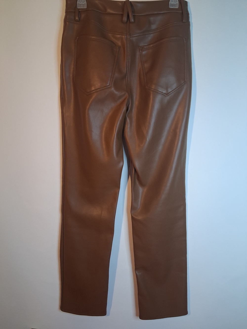 Good American Brown Faux Leather Skinny Jeans 28/ 6